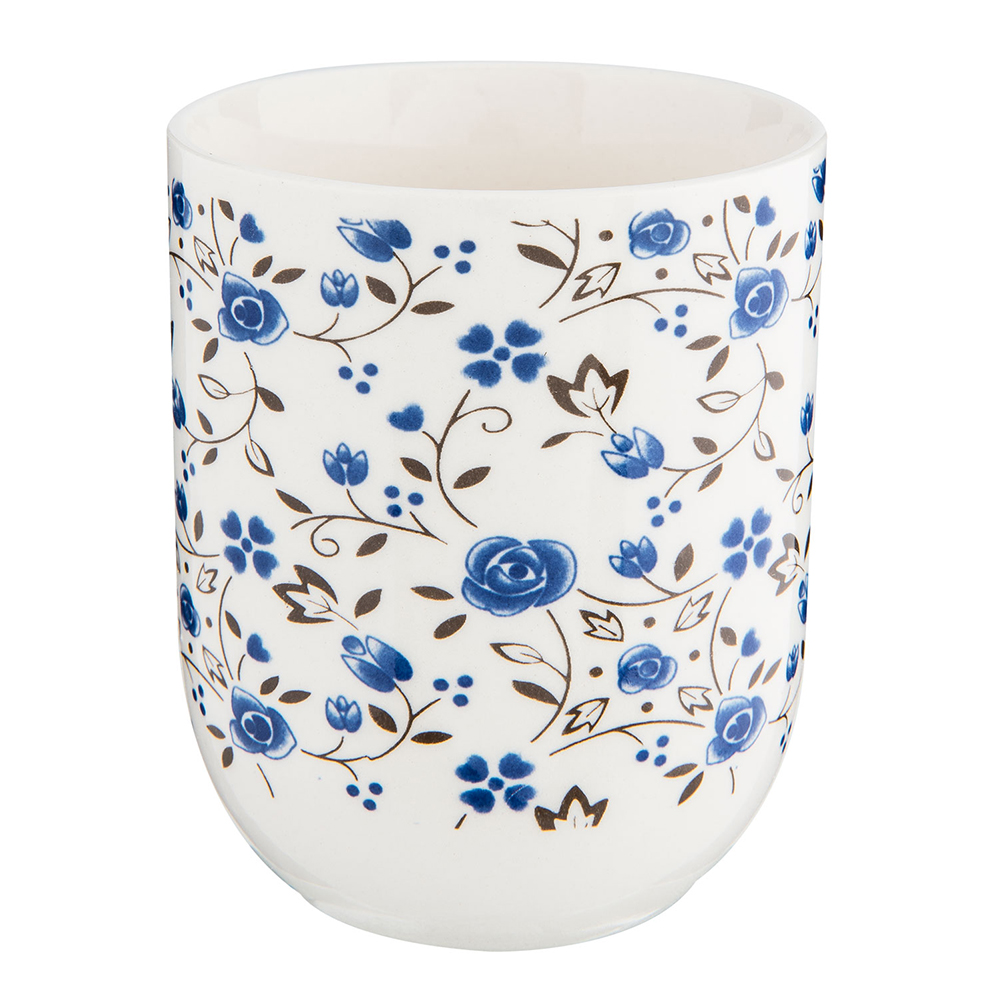 Clayre & Eef | Servies Mok Blauw &oslash; 6x8 cm / 100 ml | 6CEMU0009