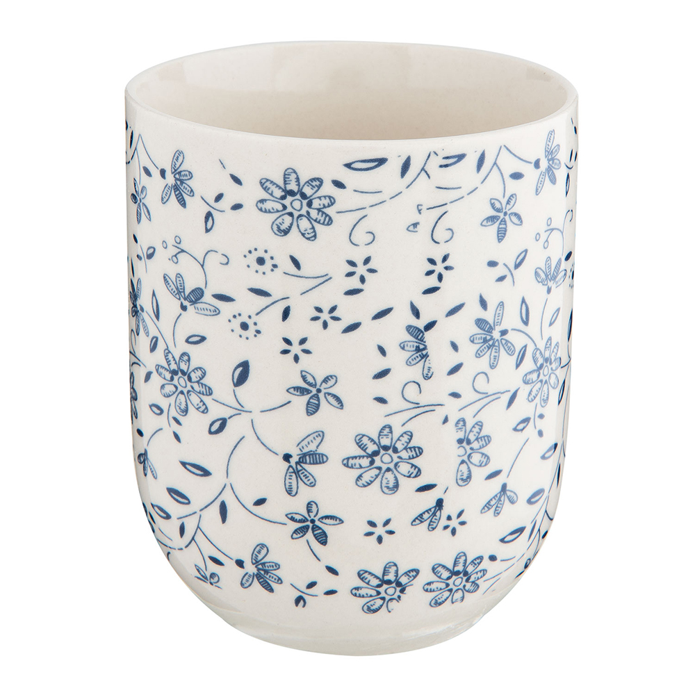 Clayre & Eef | Servies Mok Blauw &oslash; 6x8 cm / 100 ml | 6CEMU0012