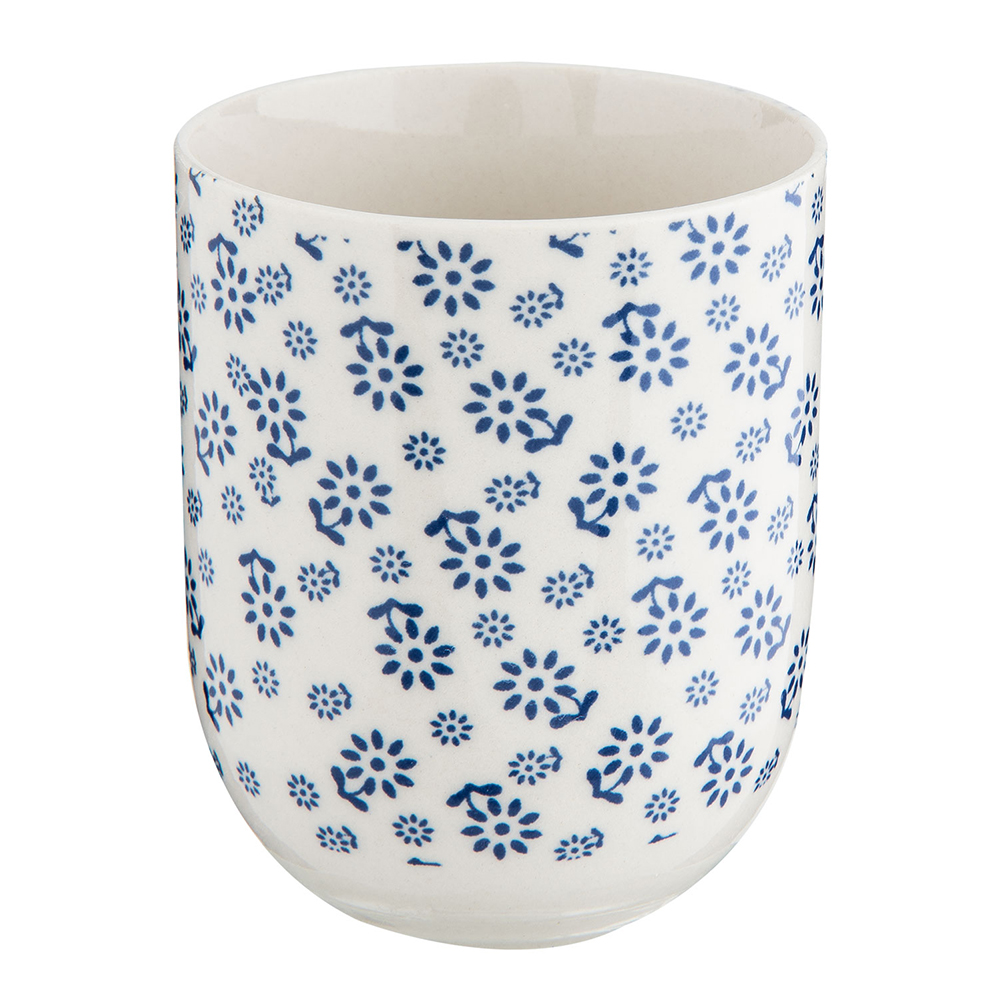 Clayre & Eef | Servies Mok Blauw &oslash; 6x8 cm / 100 ml | 6CEMU0022