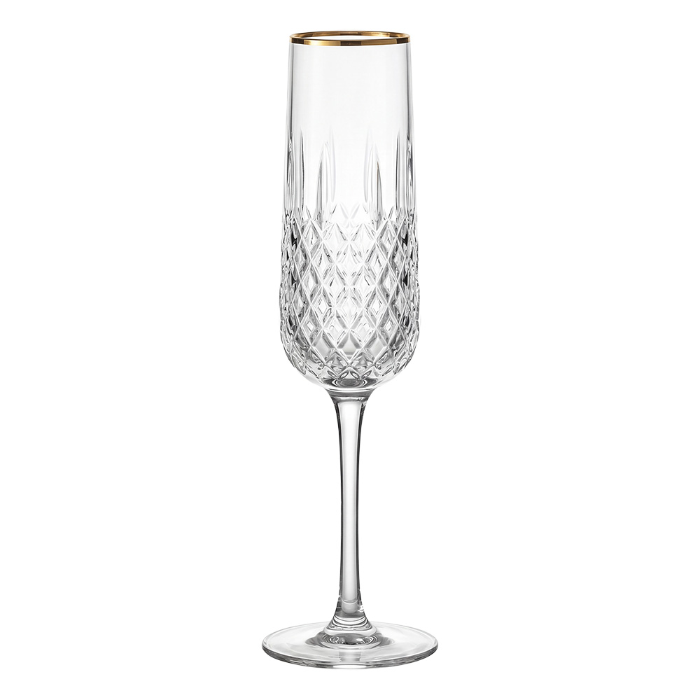 Clayre & Eef | Champagneglas Transparant &oslash; 4x25 cm / 150 ml | 6GL5527