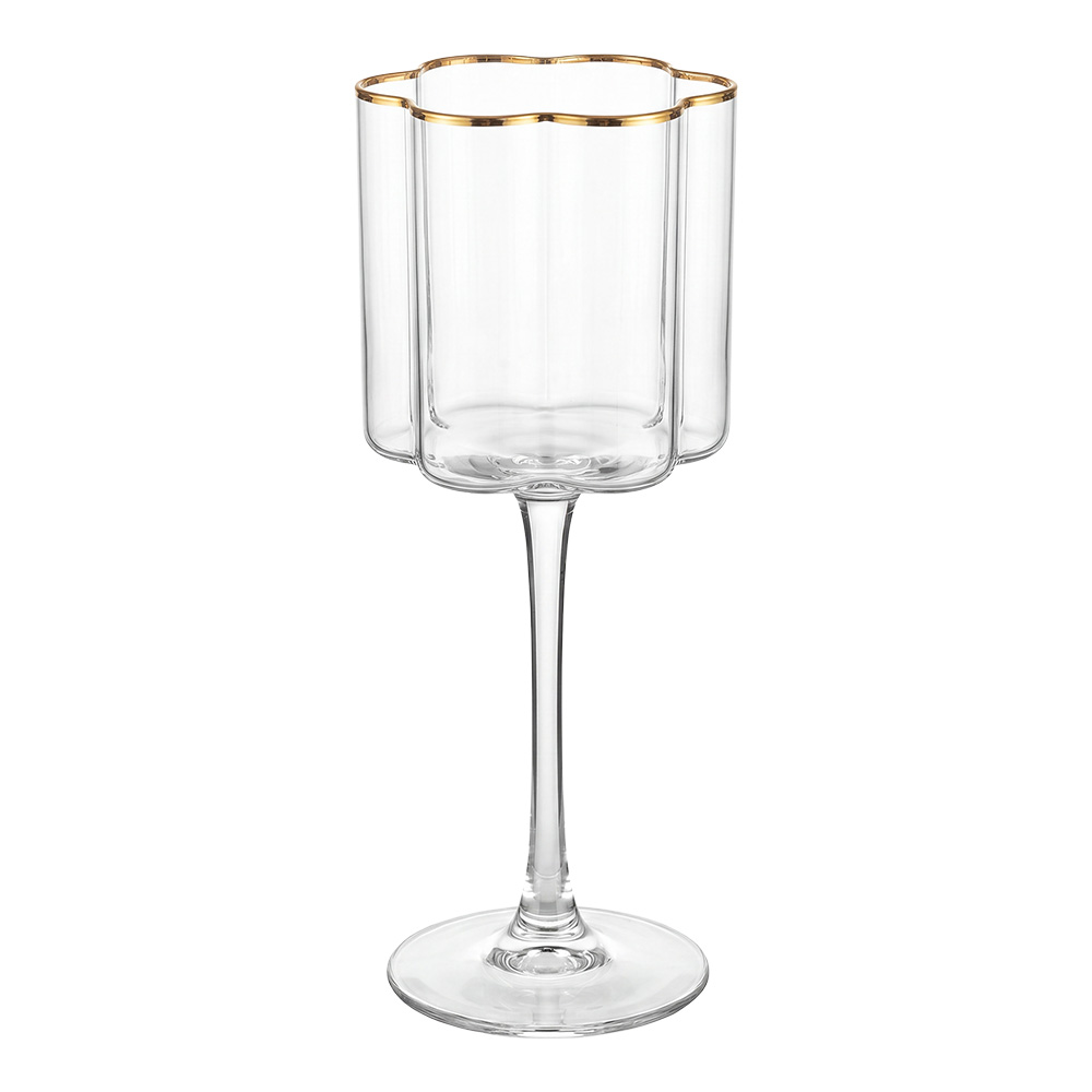 Clayre & Eef | Wijnglas Transparant &oslash; 8x20 cm / 300 ml | 6GL5532