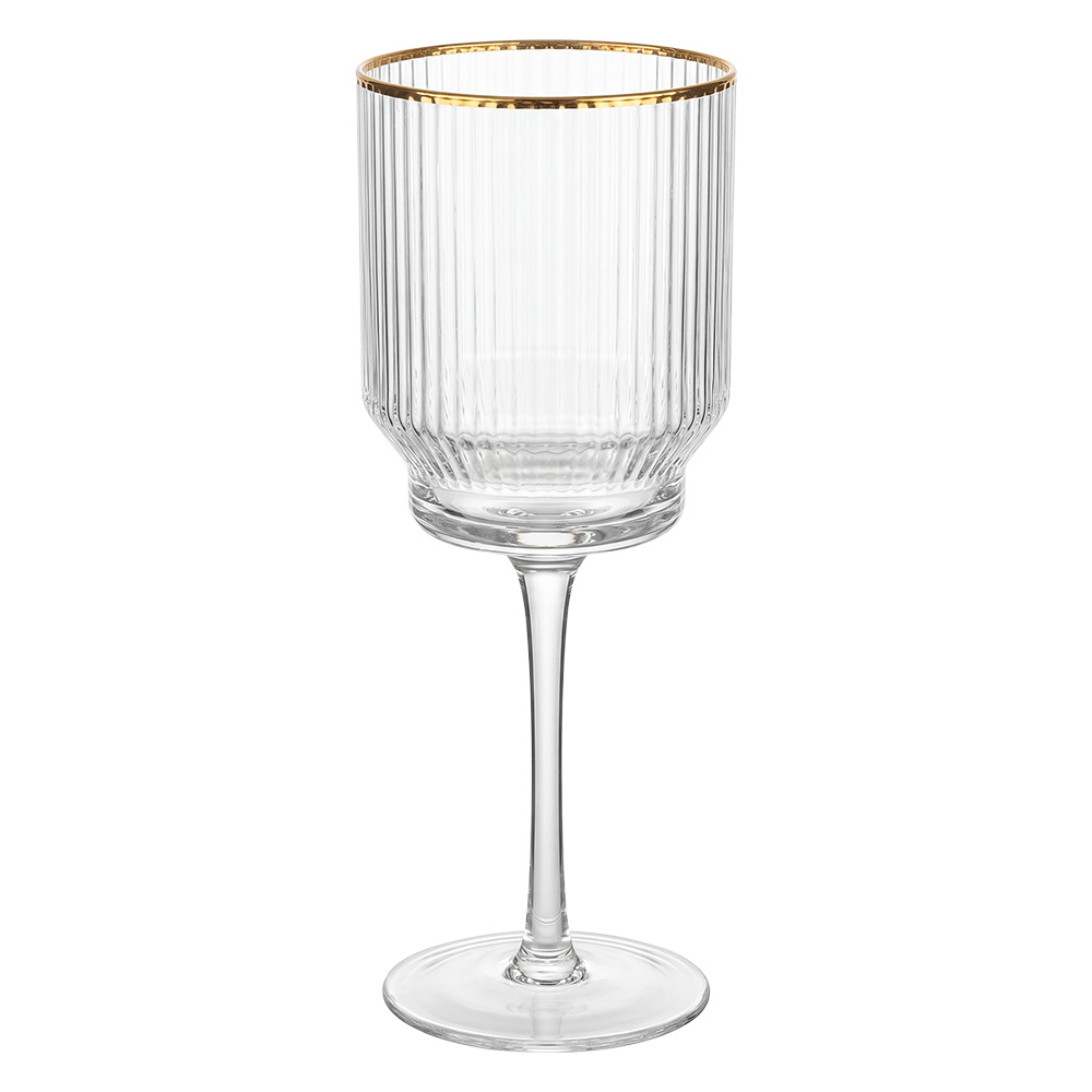 Clayre & Eef | Wijnglas Transparant &oslash; 8x21 cm / 300 ml | 6GL5533