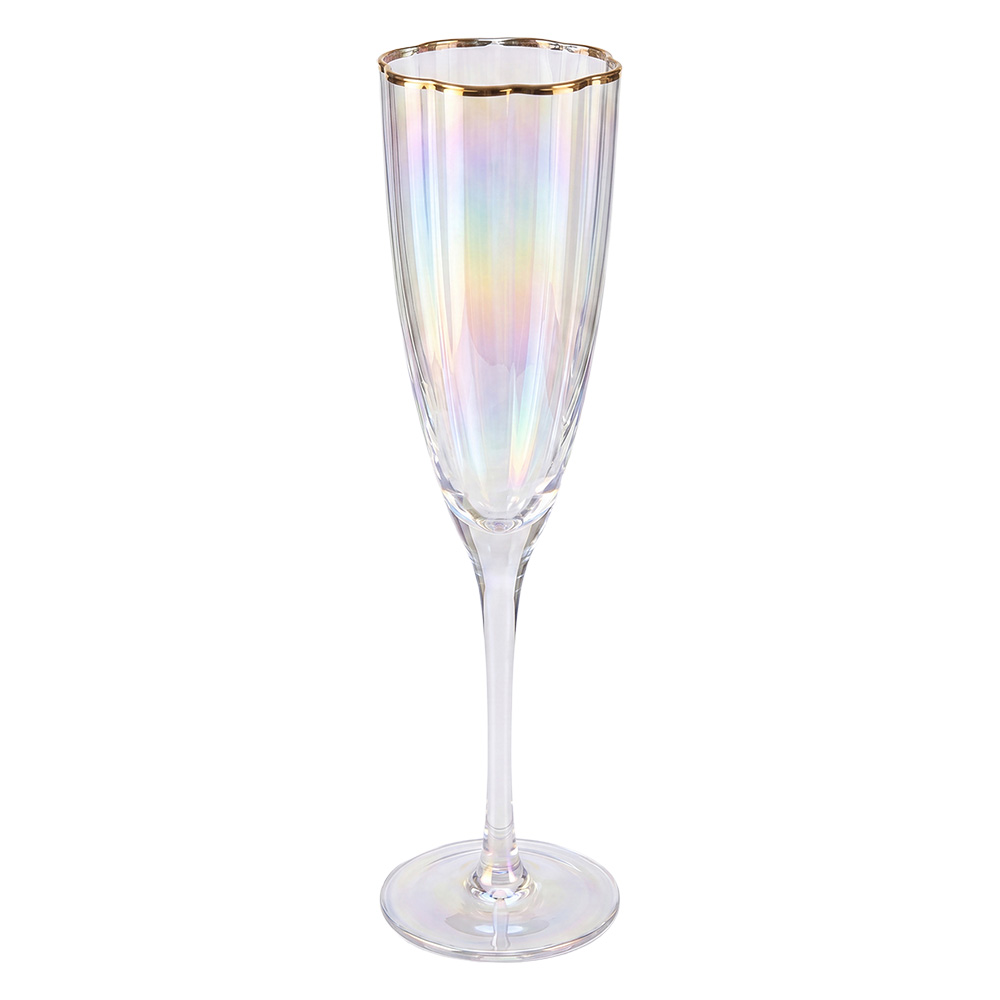 Clayre & Eef | Champagneglas Transparant &oslash; 6x25 cm / 200 ml | 6GL5535