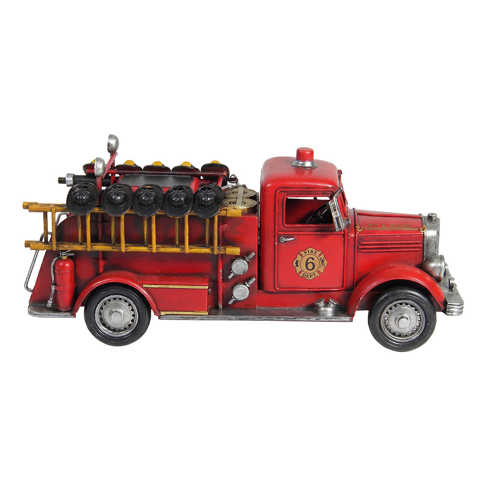 Clayre & Eef | Model brandweerauto Rood 35x12x15 cm | 6Y6224
