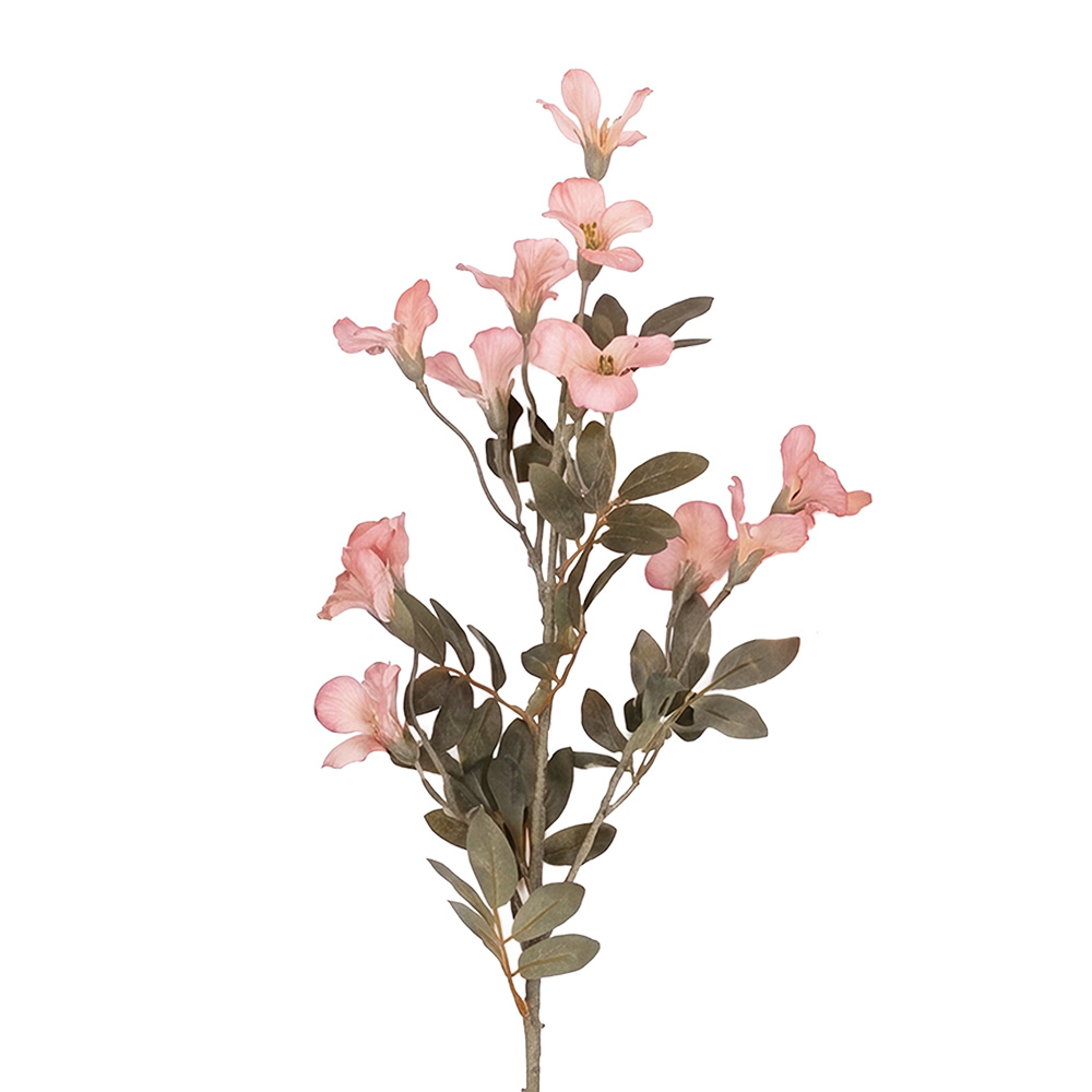 Clayre & Eef | Decoratie tak met bloemen Roze 100 cm | 5PL0311P