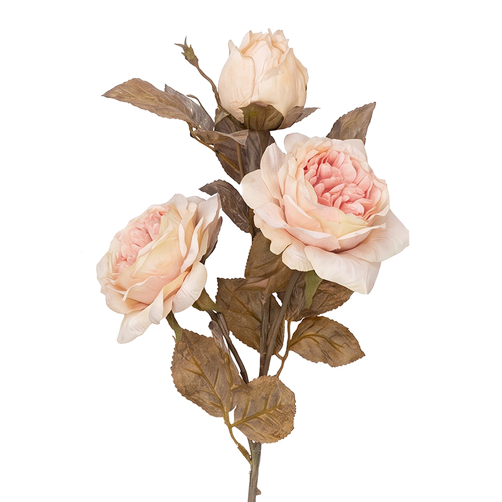 Clayre & Eef | Decoratie tak met bloemen Wit 83 cm | 5PL0376W
