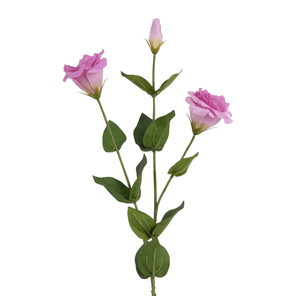 Clayre & Eef | Decoratie tak met bloemen Paars Groen 72 cm | 5PL0384A