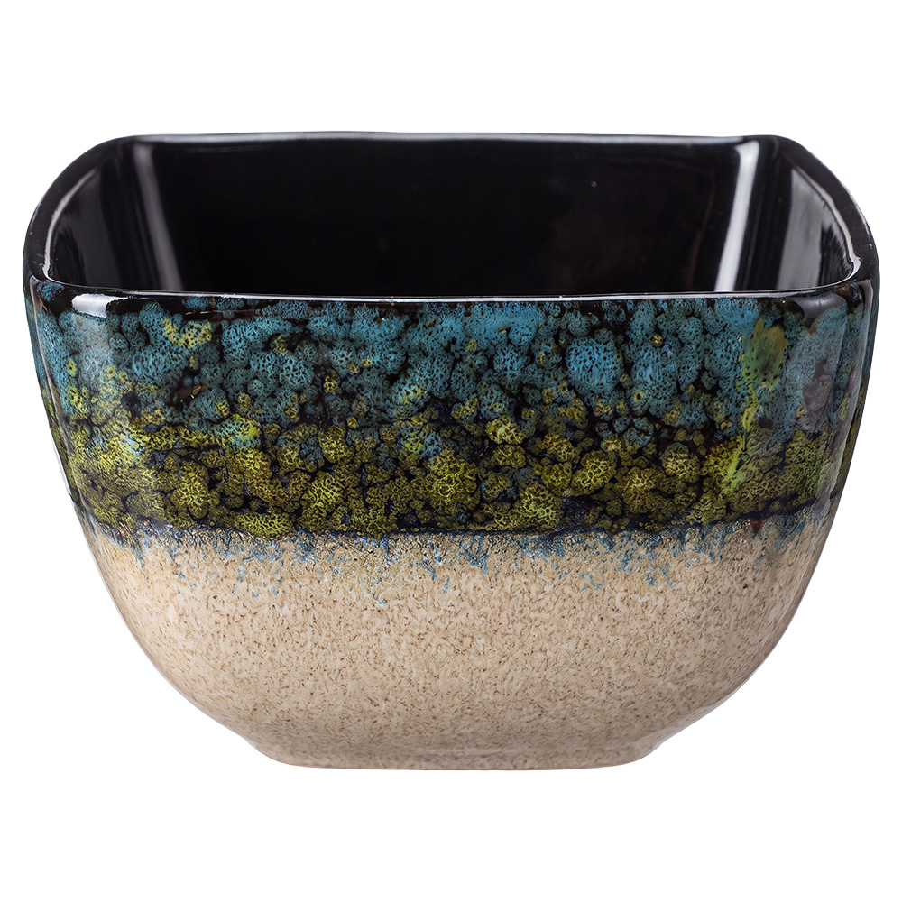 Clayre & Eef | Soepkom Zwart 11x11x7 cm / 300 ml | 6CEBO0237
