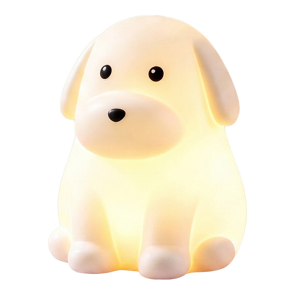Clayre & Eef | Nachtlampje Hond LED Wit | 6LMP827