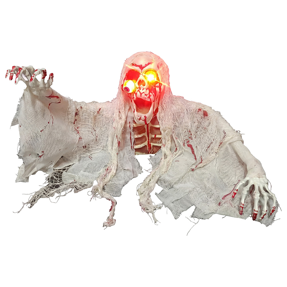 Clayre & Eef | Decoratie Grondspook Wit 48x23x24 cm | 66909