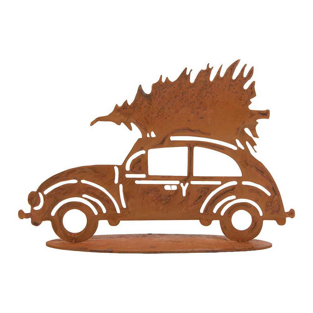 Clayre & Eef | Decoratie Model Auto Bruin 27x8x19 cm | 6Y6101