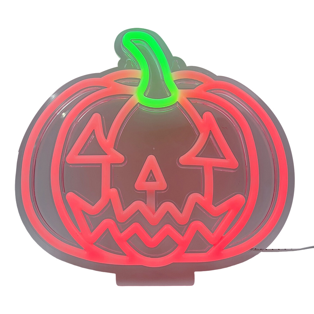 Clayre & Eef | Wandlamp neon Oranje 26x2x25 cm | 6LMN0004