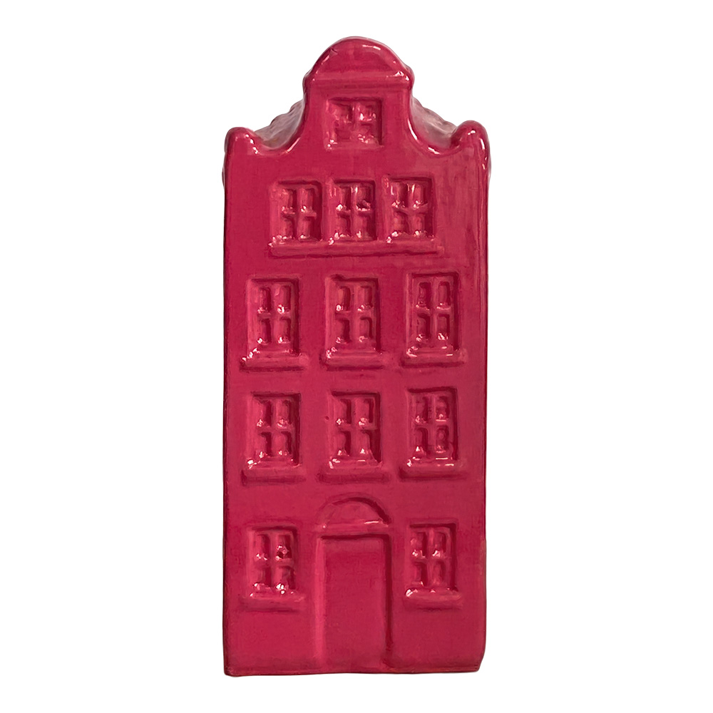 Clayre & Eef | Decoratie Huis Rood 5x4x13 cm | 6PR6432