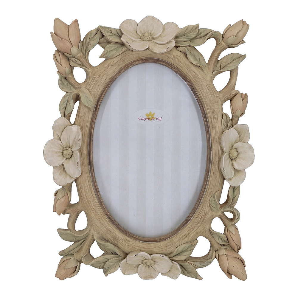 Clayre & Eef | Fotolijst Beige 17x2x21 cm / 10x15 cm | 2F1430