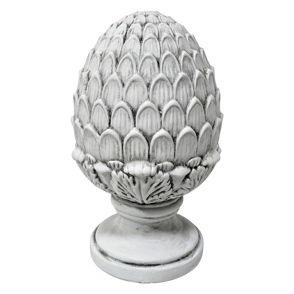 Clayre & Eef | Decoratie Ornament Grijs &oslash; 16x26 cm | 6TE0590