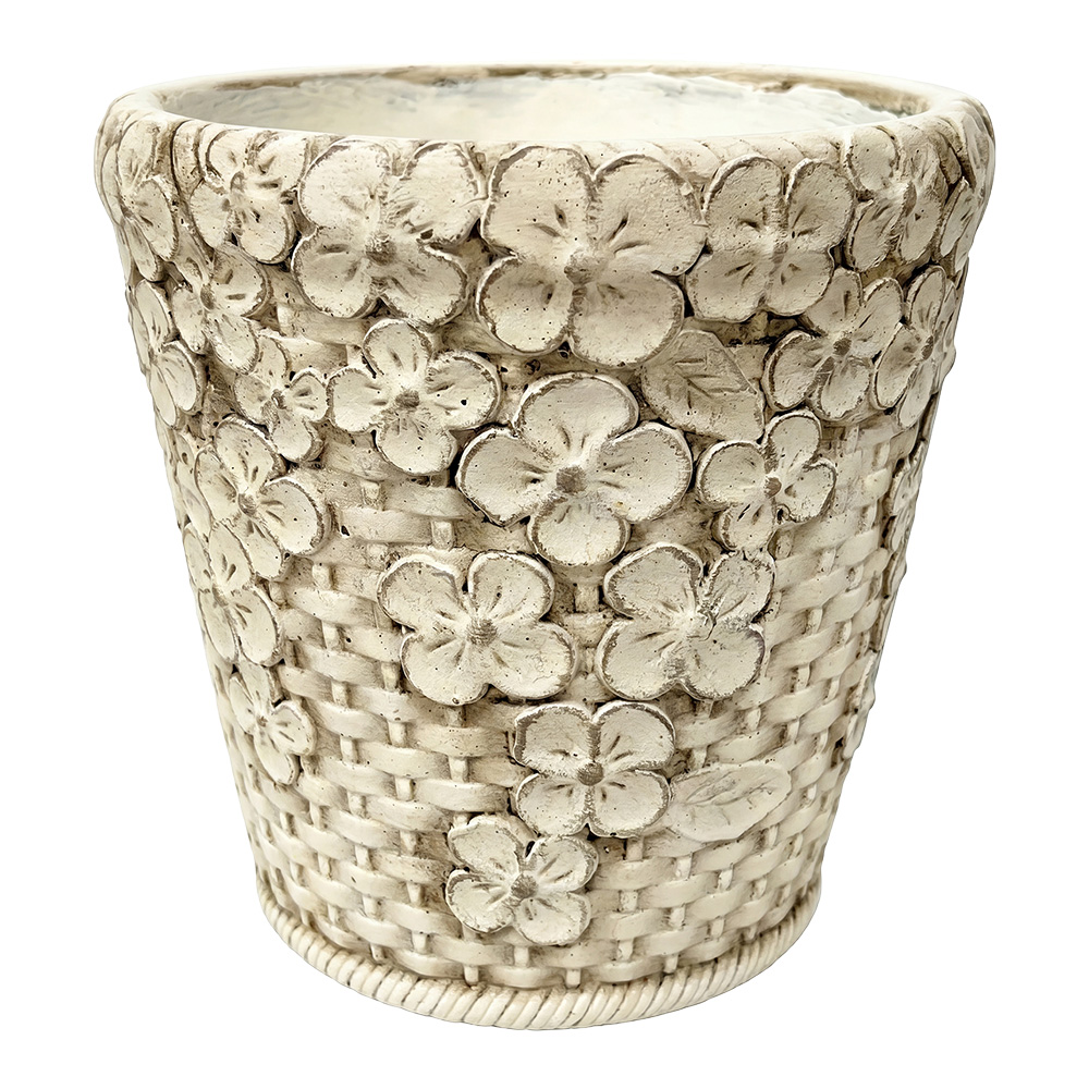 Clayre & Eef | Bloempot Beige &oslash; 17x17 cm | 6TE0596