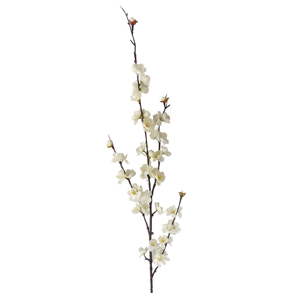 Clayre & Eef | Decoratie tak met bloemen Wit 66 cm | 5PL0284W