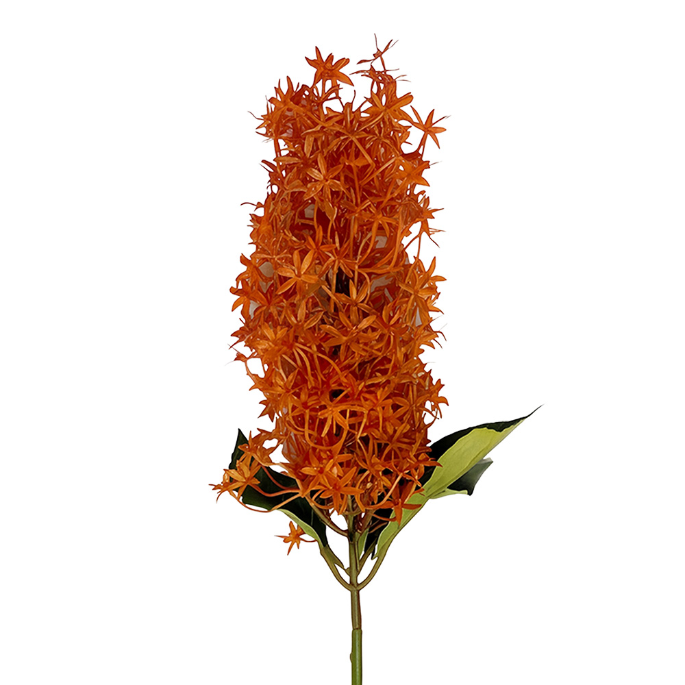 Clayre & Eef | Decoratie tak met bloemen Oranje 90 cm | 5PL0288O