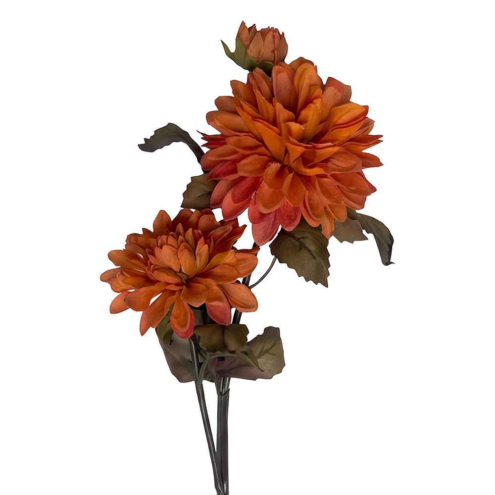 Clayre & Eef | Decoratie tak met bloemen Oranje 66 cm | 5PL0295O