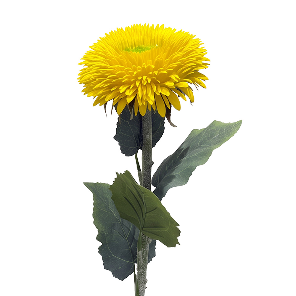 Clayre & Eef | Decoratie tak met bloemen Geel Groen 86 cm | 5PL0326Y