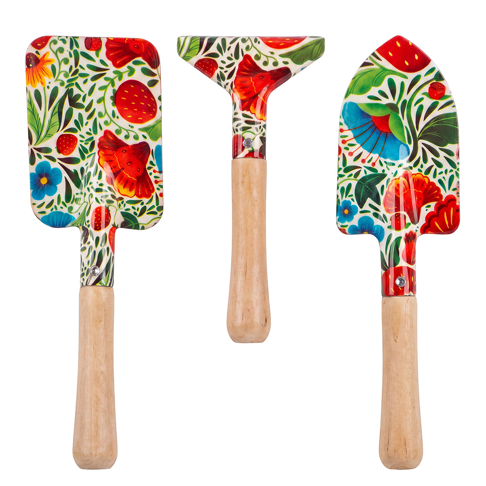 Clayre & Eef | Tuingereedschap Rood (3) | 66864