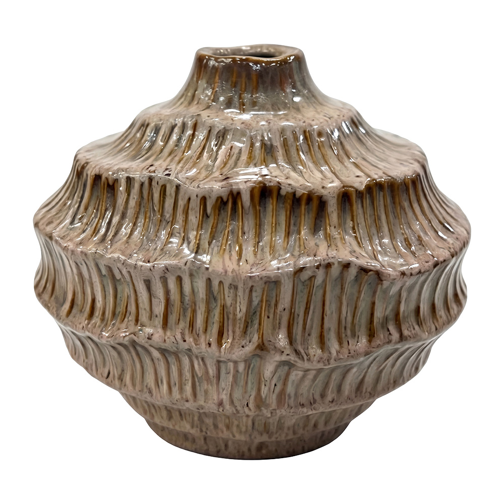 Clayre & Eef | Vaas Bruin 22x5x19 cm | 6CE2621
