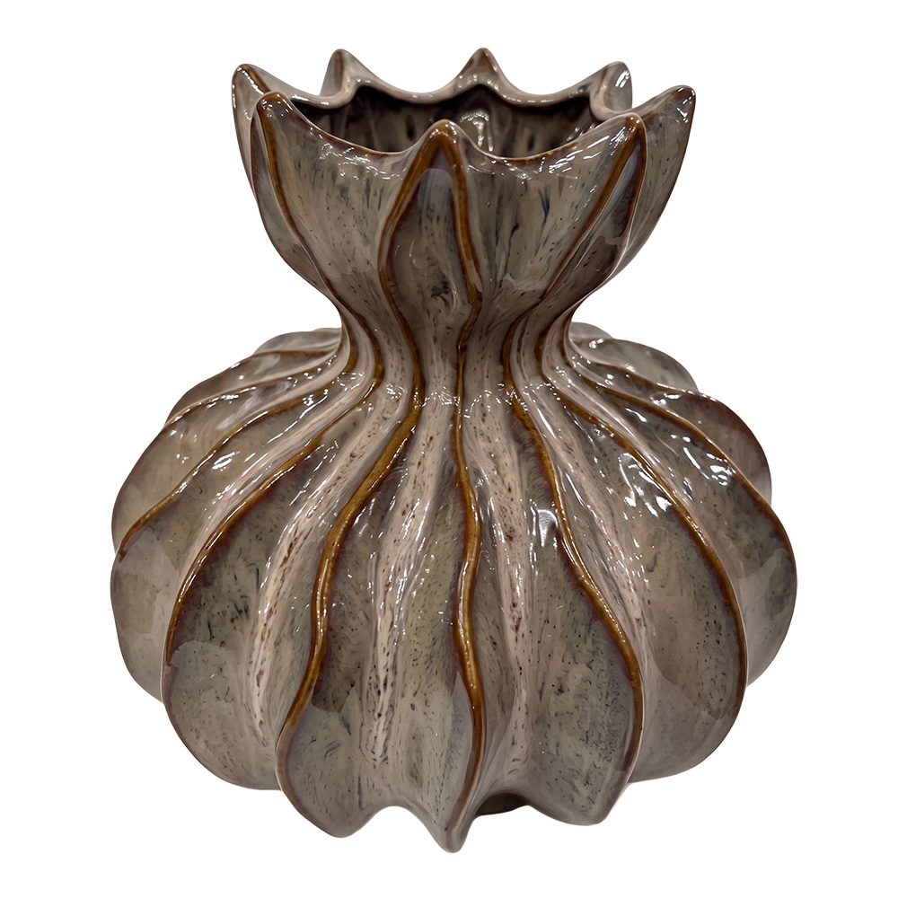 Clayre & Eef | Vaas Bruin &oslash; 23x24 cm | 6CE2623