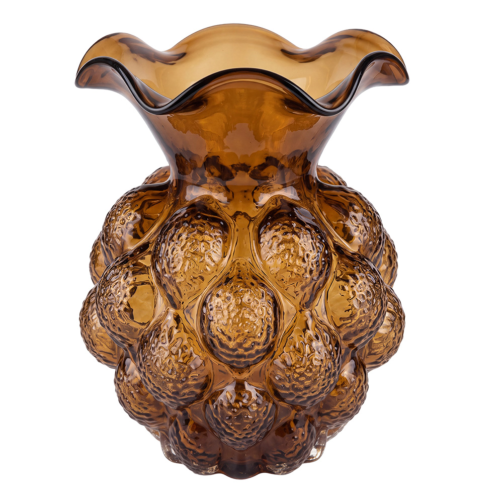 Clayre & Eef | Vazen Glas Bruin &oslash; 20x29 cm | 6GL5561