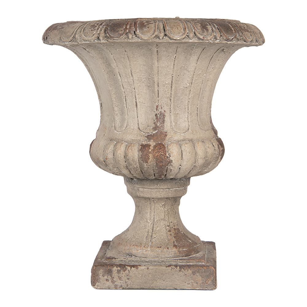 Clayre & Eef | Bloempot Binnen Beige Bruin &oslash; 35x40 cm | 6MG0197