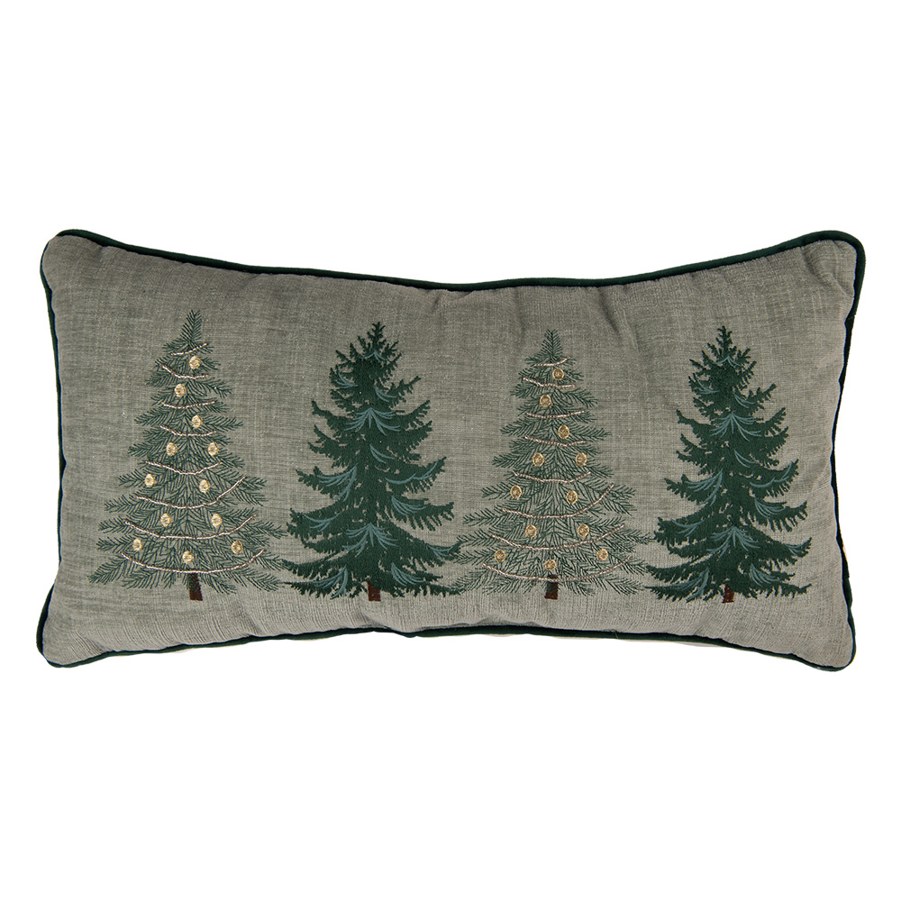 Clayre & Eef | Kussen gevuld Groen 50x35x4 cm | KG036.027