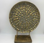 Ornament op standaard goud 44 X 56 cm metaal | 65557 | Home Sweet Home | Stoer & Sober Woonstijl