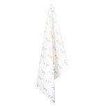 Clayre & Eef | Theedoek Wit, Grijs 50*70 cm | LWC42N Clayre & Eef | Theedoek Wit, Grijs 50*70 cm | LWC42N