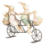 6PR2640 Decoratie Beeld Konijn Beige, Bruin 10*9*25 cm 10*9*25 cm Multi | 6PR2640 | Clayre & Eef 6PR2640 Decoratie Beeld Konijn Beige, Bruin 10*9*25 cm 10*9*25 cm Multi | 6PR2640 | Clayre & Eef