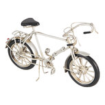 Clayre & Eef | Decoratie Miniatuur Fiets Grijs 16x5x9 cm | 6Y3385 Clayre & Eef | Decoratie Miniatuur Fiets Grijs 16x5x9 cm | 6Y3385