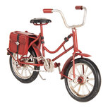 Clayre & Eef | Decoratie Miniatuur Fiets Rood 16x5x10 cm | 6Y3389 Clayre & Eef | Decoratie Miniatuur Fiets Rood 16x5x10 cm | 6Y3389