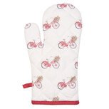 Clayre & Eef | Ovenwant Rood, Wit 18x30 cm | RBC44 Clayre & Eef | Ovenwant Rood, Wit 18x30 cm | RBC44