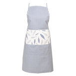 Clayre & Eef | Keukenschort Blauw, Wit 70x85 cm | NAF41