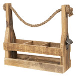 Clayre & Eef | Flessenrek met flessen Bruin 32x11x32 cm | 6H1882 Clayre & Eef | Flessenrek met flessen Bruin 32x11x32 cm | 6H1882