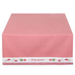 Tafelloper 50*140 cm Rood | PPL64 | Clayre & Eef Tafelloper 50*140 cm Rood | PPL64 | Clayre & Eef
