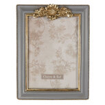 Clayre & Eef | Fotolijst Grijs 17x2x22 cm / 13x18 cm | 2F0714 Clayre & Eef | Fotolijst Grijs 17x2x22 cm / 13x18 cm | 2F0714