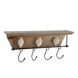 Kapstok 40*8*10 cm Bruin | 64543 | Clayre & Eef