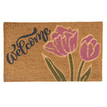 Clayre & Eef | Deurmat Binnen Bruin, Roze 75x45x1 cm | MC172 Clayre & Eef | Deurmat Binnen Bruin, Roze 75x45x1 cm | MC172