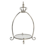 Etagère 28*28*56 cm Zilverkleurig | 5Y0747 | Clayre & Eef Etagère 28*28*56 cm Zilverkleurig | 5Y0747 | Clayre & Eef
