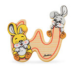 Alfabet letter hout klein W | Bartolucci Alfabet letter hout klein W | Bartolucci