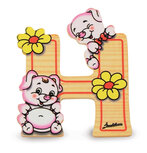 Alfabet letter hout groot H | Bartolucci Alfabet letter hout groot H | Bartolucci