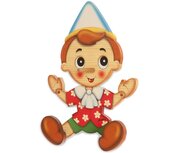 Kapstok hout Pinokkio 2 knoppen  | Bartolucci