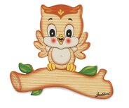 Magneetbord uil 16,5 x 14 cm | Bartolucci | Hout