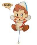Deurklopper Pinokkio hout | Bartolucci