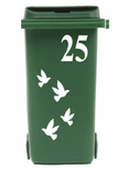 Klikosticker vogels met huisnummer | Rosami Klikosticker vogels met huisnummer | Rosami