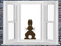 Herbruikbare raamsticker paashaas | Rosami Herbruikbare raamsticker paashaas | Rosami